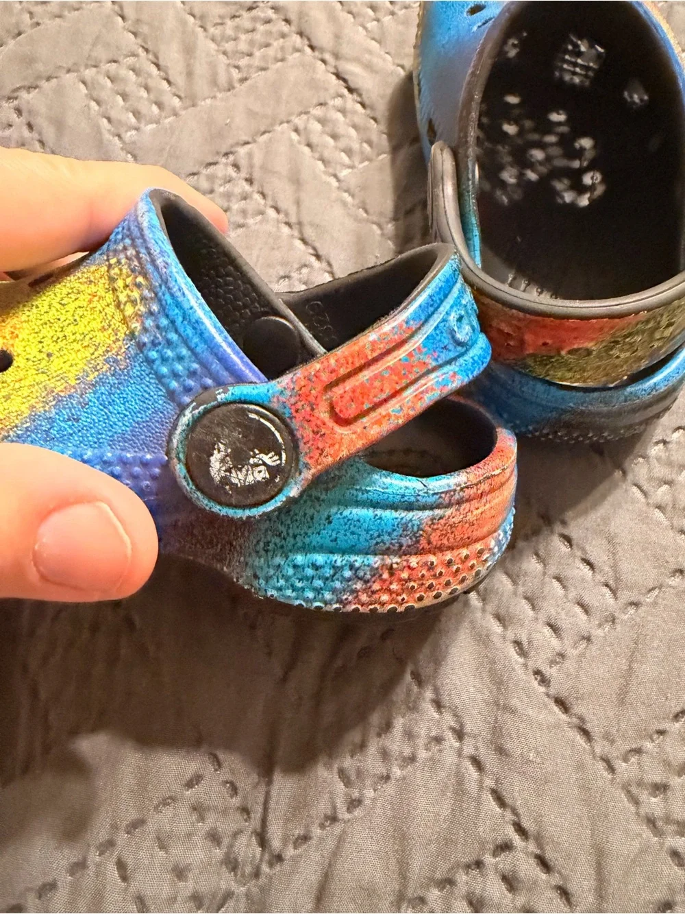 Baby  Tie-Dye Slip-On Crocs - Multicolor